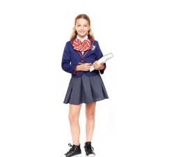 Best Disfraz de Colegiala Moderno Azul para niña
