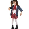 Discount Disfraz de Colegiala Zombie para niña
