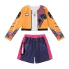 Dysmad Disfraz de Demon Hunter Pop Star Infantil – Conjunto Urbano de 2 Piezas para Niña
