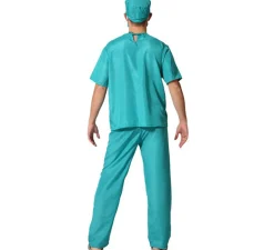 Disfraz de Doctor Azul con Mangas Cortas para Hombre