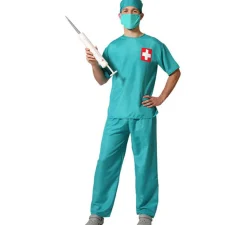 Disfraz de Doctor Azul con Mangas Cortas para Hombre