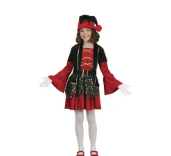 Disfraz de Elfa Rojo para niña