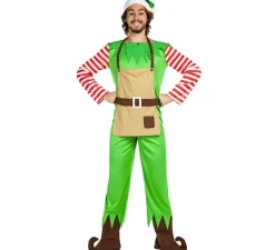 Discount Disfraz de Elfo Navidad para hombre