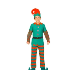 Disfraz de Elfo Verde y Naranja para niño