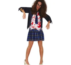 Discount Disfraz de Estudiante Zombie para mujer