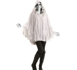 Best Disfraz de Fantasma con Poncho para mujer