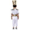 New Kebedo Moda Disfraz de Faraón Príncipe Egipcio para Niños - Kit con Gorro, Collar y Cinturón