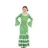 Disfraz de Flamenca Verde con lunares para niña