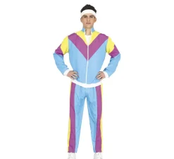 Disfraz de Gimnasta Chándal Azul para adolescente