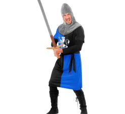 Best Disfraz de Guerrero Medieval Azul para hombre