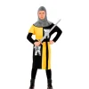 Disfraz de Guerrero Medieval Amarillo para niño