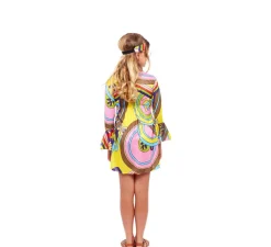 Clearance Disfraz de Hippie estampado Psicodélico para niña