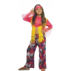 Disfraz de Hippie niña