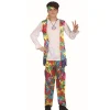 New Disfraz de Hippie Psicodélica para adolescente