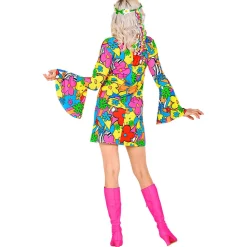 Disfraz de Hippie The 60s Fashion Flower Power Adulto