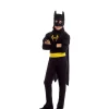 New Disfraz de Héroe Murciélago negro para niño
