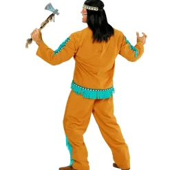 Best Widmann Disfraz de Indio marrón y azul