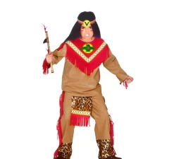 Disfraz de Indio Toro Furioso Cherokee para niño