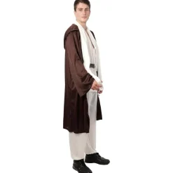 Disfraz de Jedi Luke Traje de Caballero Galáctico para Adulto