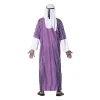 Disfraz de Jeque Árabe Adulto Blanco y morado
