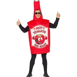 Disfraz de Ketchup Adulto Unisex