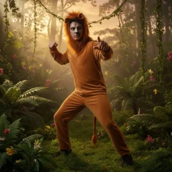 Best Kebedo Moda Disfraz de León Adulto Hombre