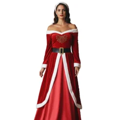 Sale Kebedo Moda Disfraz de Mamá Noel Clásico de Lujo