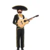Disfraz de Mariachi Charro negro y dorado para niño