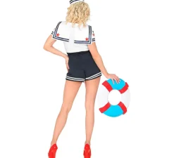 Discount Disfraz de Marinera con Shorts Altos para mujer