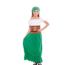 Outlet Disfraz de Mesonera Medieval Clásica para niña