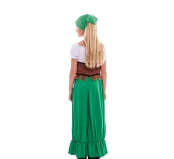Outlet Disfraz de Mesonera Medieval Clásica para niña
