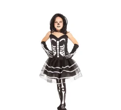 New Disfraz de Miss Huesos para niña
