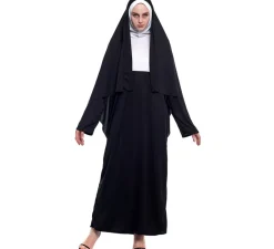 Disfraz de Monja Negro para mujer