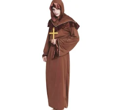 Disfraz de Monje marrón para hombre