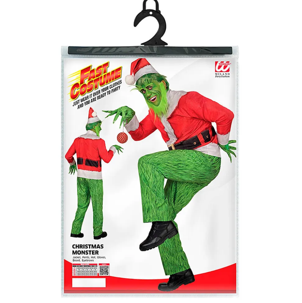 Disfraz de Monstruo de Navidad Adulto
