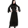 Disfraz de Morticia para mujer