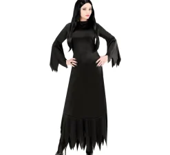 Disfraz de Morticia para mujer