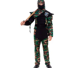 Best Disfraz de Ninja Comando Camuflaje para hombre