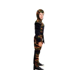 New Disfraz de Ninja Comando Camuflaje para niño