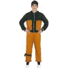 Discount Disfraz de Ninja de Anime Naranja y Negro para adolescente