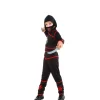 Best Disfraz de Ninja Death negro para niño