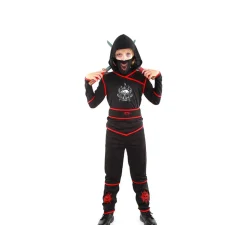 Best Disfraz de Ninja Death negro para niño