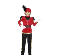 Clearance Disfraz de Paje Rojo Elegante para niño