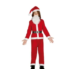Disfraz de Papa Noel con barba para niño