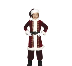 Disfraz de Papá Noel Largo para niño
