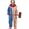 Disfraz de Payaso Patriota Siniestro para hombre