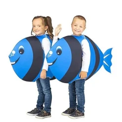 Disfraz de Pececito Azul Oscuro Unisex Infantil