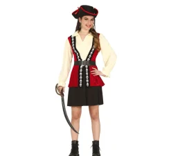 Discount Disfraz de Pirata Bucanera para adolescente