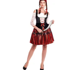 Disfraz de Pirata Stripes Clásica para mujer