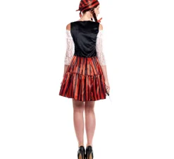 Disfraz de Pirata Stripes Clásica para mujer